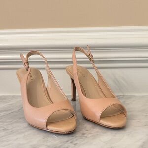 Cole Haan Tan Slingback Heels